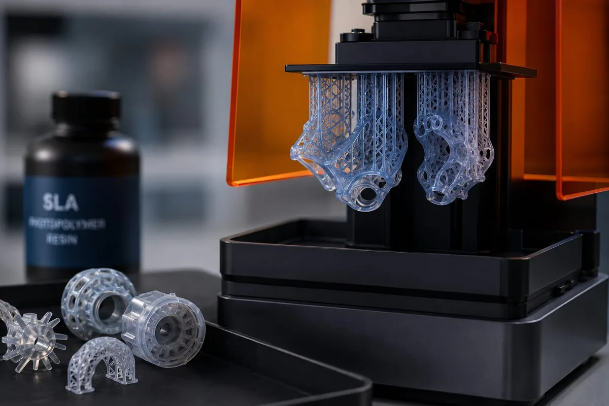 SLA 3D Printing — MechCurve engineering service