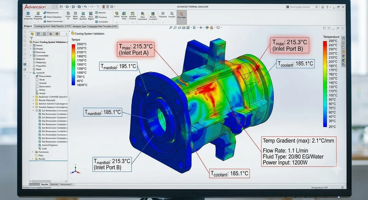 Thermal Analysis — MechCurve engineering service